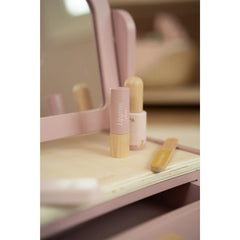 Little Dutch Τουαλέτα ομορφιάς με ξύλινα αξεσουάρ μικρό FSC