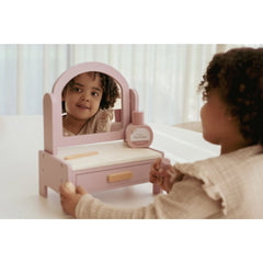 Little Dutch Τουαλέτα ομορφιάς με ξύλινα αξεσουάρ μικρό FSC