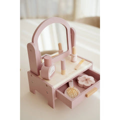 Little Dutch Τουαλέτα ομορφιάς με ξύλινα αξεσουάρ μικρό FSC
