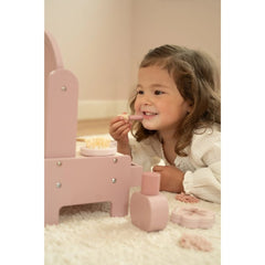 Little Dutch Τουαλέτα ομορφιάς με ξύλινα αξεσουάρ μικρό FSC