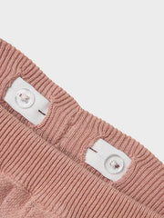 Lil' Atelier Knitted pants Misty Rose