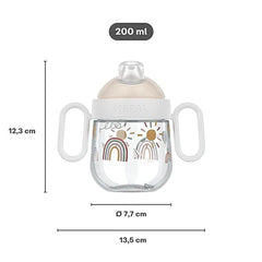 LITTLE DUTCH. Mio 200 ml training cup with handles - Forest Friends 
