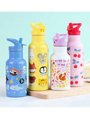 A Little Lovely Company Βρεφικά & Παιδικά Ποτηράκια A Little Lovely Company: Μπουκάλι με διπλό τοίχωμα από ανοξείδωτο ατσάλι 350ml - Pirates