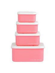 A Little Lovely Company Παιδικά Δοχεία Φαγητού A little lovely company: Σετ 4 δοχεία φαγητού Lunch & Snack Box -Ice-cream