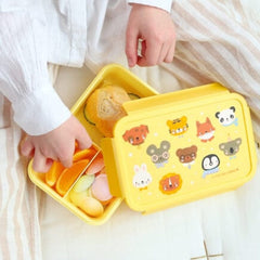 A Little Lovely Company Παιδικά Δοχεία Φαγητού A little lovely company: Δοχείο φαγητού Bento με χωρίσματα- 1,2 L- Animal Friends