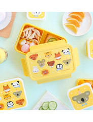 A Little Lovely Company Παιδικά Δοχεία Φαγητού A little lovely company: Δοχείο φαγητού Bento με χωρίσματα- 1,2 L- Animal Friends