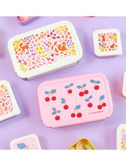 A Little Lovely Company Παιδικά Δοχεία Φαγητού A little lovely company: Δοχείο φαγητού Bento με χωρίσματα- 1,2 L- Cherries