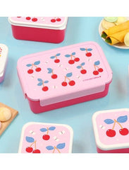 A Little Lovely Company Παιδικά Δοχεία Φαγητού A little lovely company: Δοχείο φαγητού Bento με χωρίσματα- 1,2 L- Cherries