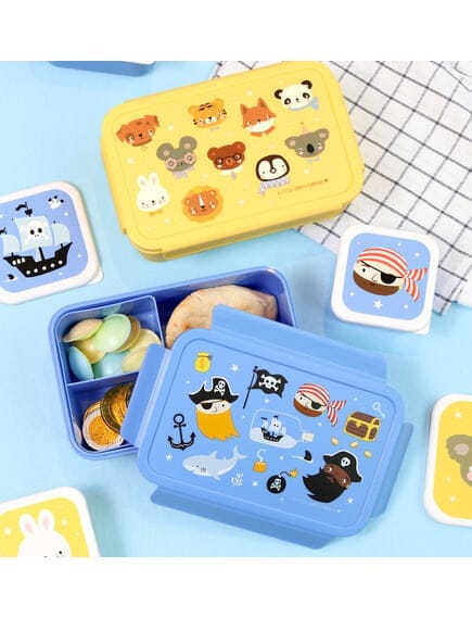 A Little Lovely Company Παιδικά Δοχεία Φαγητού A little lovely company: Δοχείο φαγητού Bento με χωρίσματα- 1,2 L-Pirates