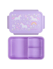 A Little Lovely Company Παιδικά Δοχεία Φαγητού A little lovely company: Δοχείο φαγητού Bento με χωρίσματα- 1,2 L- Unicorn Dreams