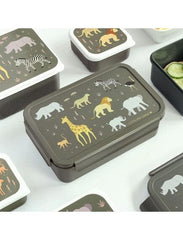 A Little Lovely Company Παιδικά Δοχεία Φαγητού A little lovely company Δοχείο φαγητού Bento Lunch box: Savanna