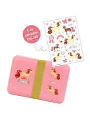 A Little Lovely Company Παιδικά Δοχεία Φαγητού A little lovely company Δοχείο φαγητού με λάστιχο Lunch box Horse