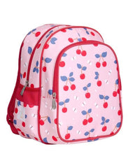 A Little Lovely Company Σχολικές Τσάντες A little lovely company: Tσάντα πλάτης νηπιαγωγείου με ισοθερμική θήκη - Cherries