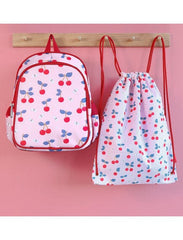 A Little Lovely Company τσάντα ώμου A Little Lovely Company: Tσάντα πλάτης γυμναστηρίου-Cherries