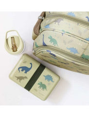 A Little Lovely Company Σχολικές Τσάντες A little lovely company: Tσάντα πλάτης νηπιαγωγείου με ισοθερμική θήκη - "Dinosaurs''