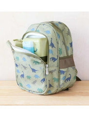 A Little Lovely Company Σχολικές Τσάντες A little lovely company: Tσάντα πλάτης νηπιαγωγείου με ισοθερμική θήκη - "Dinosaurs''
