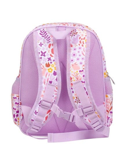 A Little Lovely Company Σχολικές Τσάντες A little lovely company: Tσάντα πλάτης νηπιαγωγείου με ισοθερμική θήκη -Flower Garden