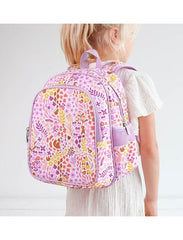 A Little Lovely Company Σχολικές Τσάντες A little lovely company: Tσάντα πλάτης νηπιαγωγείου με ισοθερμική θήκη -Flower Garden