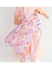 A Little Lovely Company τσάντα ώμου A Little Lovely Company: Tσάντα πλάτης γυμναστηρίου-Flower Garden