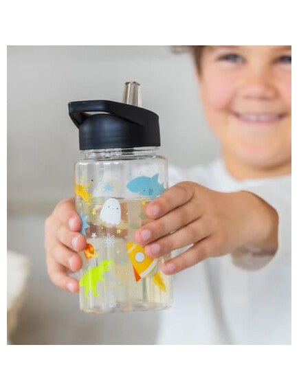 A Little Lovely Company Βρεφικά & Παιδικά Ποτηράκια A little lovely company: Παιδικό Παγούρι από Tritan 450ml- Galaxy