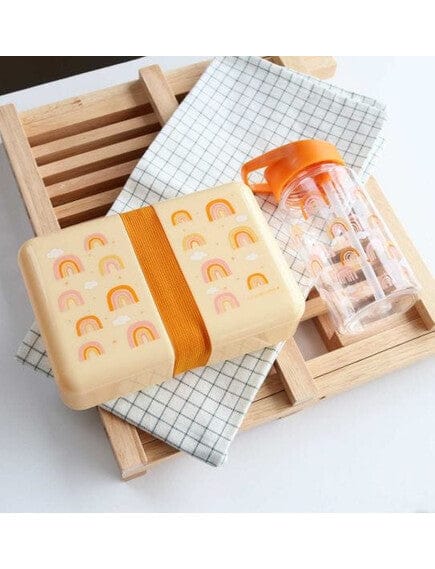 A Little Lovely Company Βρεφικά & Παιδικά Ποτηράκια A little lovely company: Παιδικό Παγούρι από Tritan 450ml- Rainbows