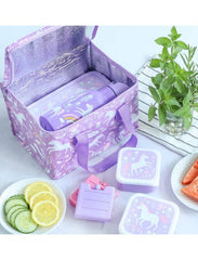 A Little Lovely Company Τσαντάκι μεταφοράς φαγητού A little lovely company: Ισοθερμικό τσαντάκι φαγητού - Unicorn dreams