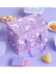 A Little Lovely Company Τσαντάκι μεταφοράς φαγητού A little lovely company: Ισοθερμικό τσαντάκι φαγητού - Unicorn dreams