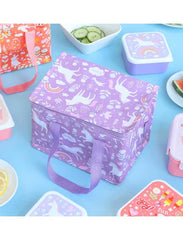 A Little Lovely Company Τσαντάκι μεταφοράς φαγητού A little lovely company: Ισοθερμικό τσαντάκι φαγητού - Unicorn dreams