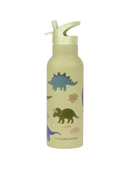A Little Lovely Company Βρεφικά & Παιδικά Ποτηράκια A Little Lovely Company: XL Μπουκάλι με διπλό τοίχωμα από ανοξείδωτο ατσάλι 500ml Dinosaurs