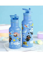 A Little Lovely Company Βρεφικά & Παιδικά Ποτηράκια A Little Lovely Company: XL Μπουκάλι με διπλό τοίχωμα από ανοξείδωτο ατσάλι 500ml - Pirates