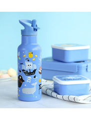 A Little Lovely Company Βρεφικά & Παιδικά Ποτηράκια A Little Lovely Company: XL Μπουκάλι με διπλό τοίχωμα από ανοξείδωτο ατσάλι 500ml - Pirates