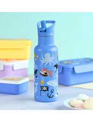 A Little Lovely Company Βρεφικά & Παιδικά Ποτηράκια A Little Lovely Company: XL Μπουκάλι με διπλό τοίχωμα από ανοξείδωτο ατσάλι 500ml - Pirates