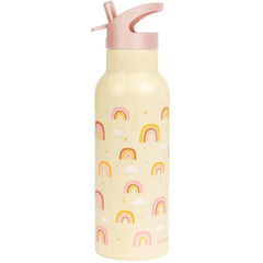 A Little Lovely Company Βρεφικά & Παιδικά Ποτηράκια A Little Lovely Company: XL μπουκάλι με διπλό τοίχωμα από ανοξείδωτο ατσάλι 500ml -Rainbows