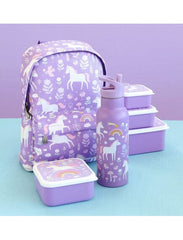 A Little Lovely Company Βρεφικά & Παιδικά Ποτηράκια A Little Lovely Company: XL Μπουκάλι με διπλό τοίχωμα από ανοξείδωτο ατσάλι 500ml Unicorn Dreams