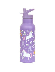 A Little Lovely Company Βρεφικά & Παιδικά Ποτηράκια A Little Lovely Company: XL Μπουκάλι με διπλό τοίχωμα από ανοξείδωτο ατσάλι 500ml Unicorn Dreams