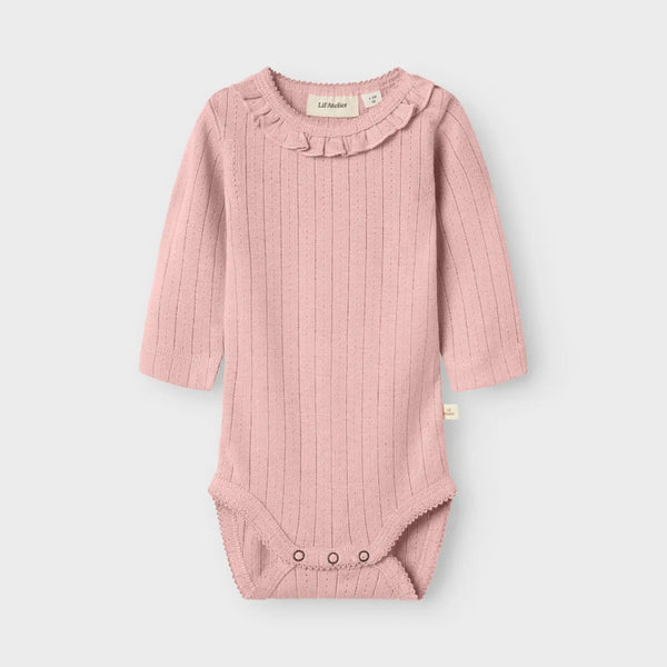 Lil' Atelier Φορμάκι Μακρυμάνικο Misty Rose