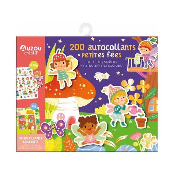 Auzou Ζωγραφική - Καλλιτεχνικά - Παζλ Auzou 200 Αυτοκόλλητα - Μικρές Νεράιδες