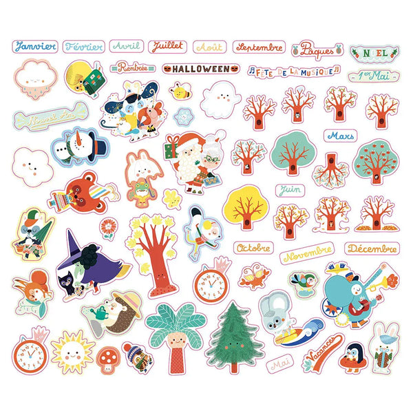 Auzou Μαγνητικά Παιχνίδια Auzou Η Πρώτη μου Θήκη με Μαγνήτες - Εποχές