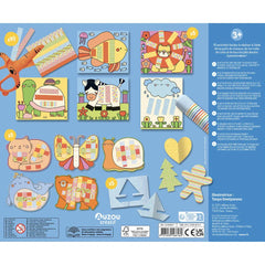 Auzou Ζωγραφική - Καλλιτεχνικά - Παζλ AUZOU Δημιουργικό Σετ Χειροτεχνίας – Κόβω και Δημιουργώ: Ζώα