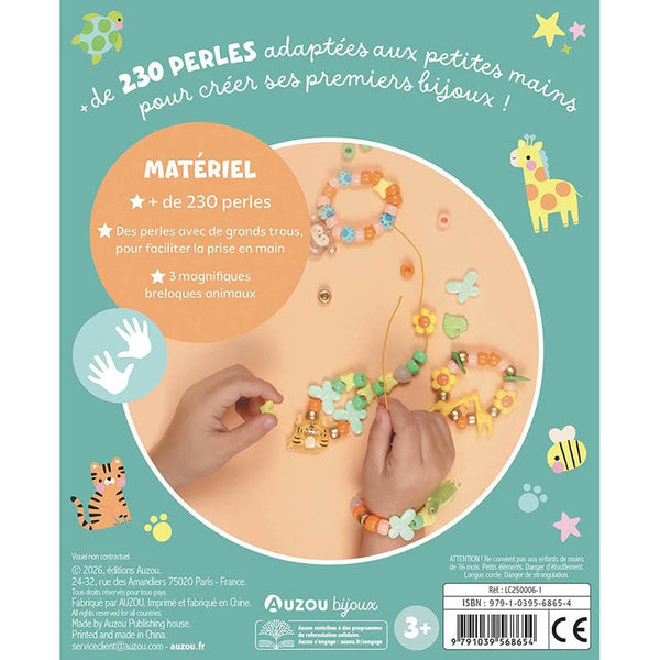 Auzou Ζωγραφική - Καλλιτεχνικά - Παζλ Auzou My First Jewelry – Τα Πρώτα μου Κοσμήματα: Ζωάκια