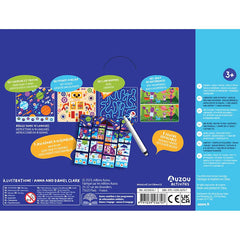 Auzou Ζωγραφική - Καλλιτεχνικά - Παζλ Auzou My Games Pouch – 20 Παιχνίδια – Διάστημα