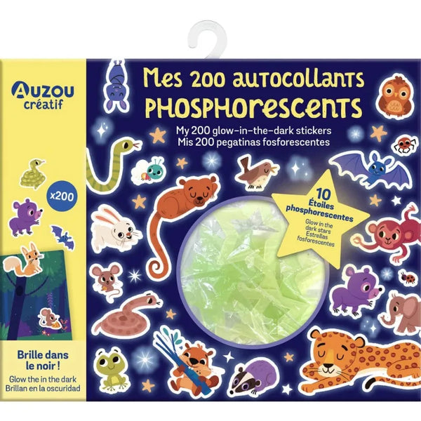 Auzou Ζωγραφική - Καλλιτεχνικά - Παζλ AUZOU My Little Artist – Σετ Δραστηριοτήτων με 200 Φωσφορίζοντα Αυτοκόλλητα