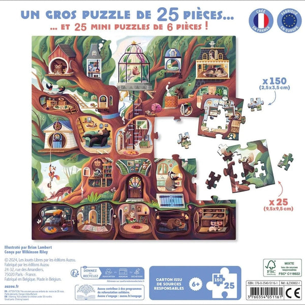 Auzou Ζωγραφική - Καλλιτεχνικά - Παζλ Auzou Παιδικό Puzzle My Collaborate 25pcs