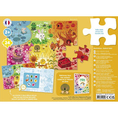 Auzou Ζωγραφική - Καλλιτεχνικά - Παζλ Auzou Seek and Find Puzzle για Μικρά Παιδιά – 24 Τεμάχια – Χρώματα