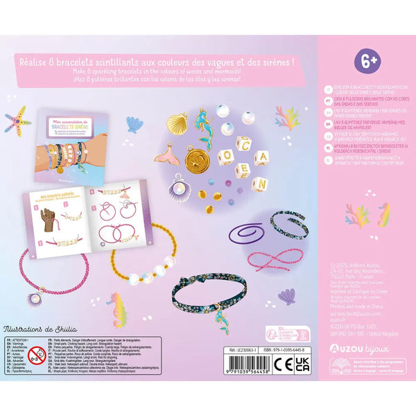 Auzou Ζωγραφική - Καλλιτεχνικά - Παζλ AUZOU The Jewellery Factory (Μεγάλο DIY Σετ) – Η Συλλογή μου από Βραχιόλια Γοργόνας