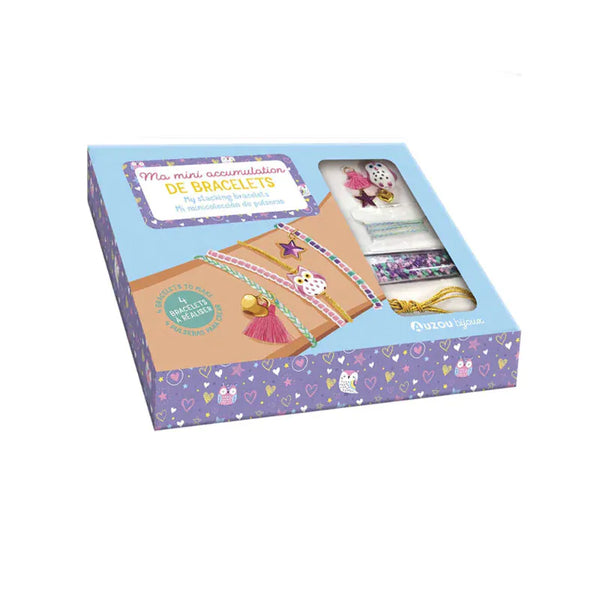 Auzou Ζωγραφική - Καλλιτεχνικά - Παζλ Auzou Μίνι Εργαστήριο Κοσμημάτων - Στοιβαζόμενα Βραχιόλια