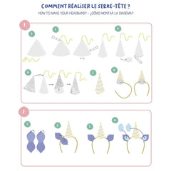 Auzou Ζωγραφική - Καλλιτεχνικά - Παζλ Χαρτοκοπτική My Activity Pouch Auzou My Unicorn Hairband