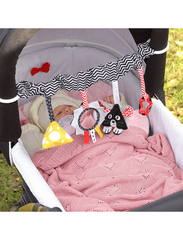 BabyOno Κρεμαστά Βρεφικά Παιχνίδια BabyOno: Κρεμαστό παιχνίδι δραστηριοτήτων για καρότσι και κούνια-Cheese & Skip