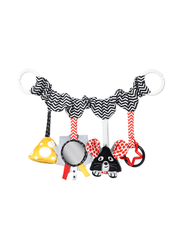 BabyOno Κρεμαστά Βρεφικά Παιχνίδια BabyOno: Κρεμαστό παιχνίδι δραστηριοτήτων για καρότσι και κούνια-Cheese & Skip