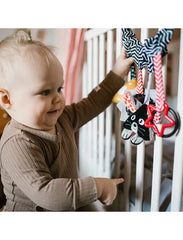 BabyOno Κρεμαστά Βρεφικά Παιχνίδια BabyOno: Κρεμαστό παιχνίδι δραστηριοτήτων για καρότσι και κούνια-Cheese & Skip